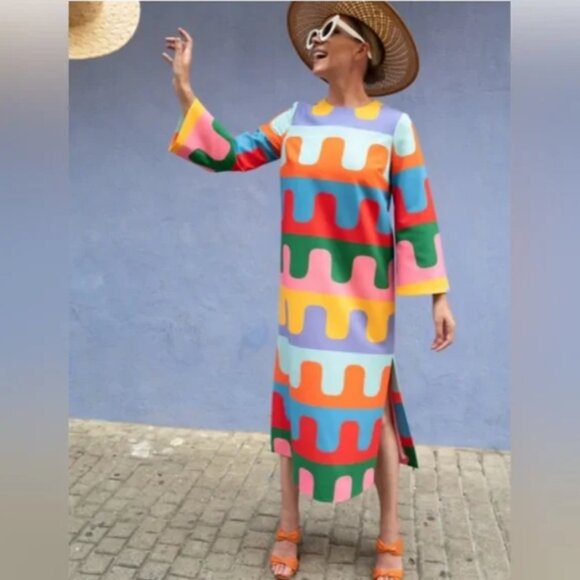 Tuckernuck Del Mar Disco Hutton Dress sz M NWT VERY Small Spot on Back - Picture 3 of 12